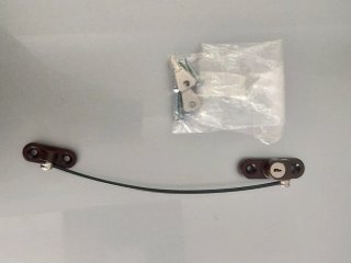 Cable seguridad ventana o puertas  con llave.