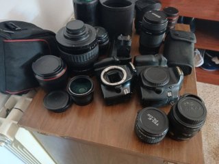 Equipo Fotografía Canon y Nikon