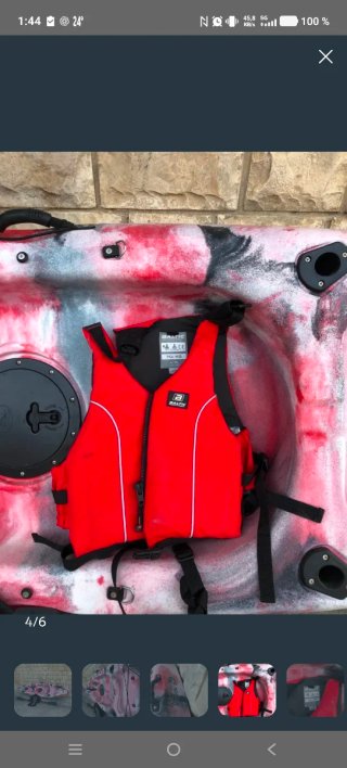 Kayak con asiento,remo y chaleco