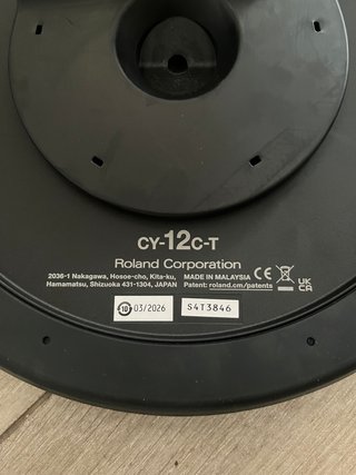 Platillo batería Roland CY-12