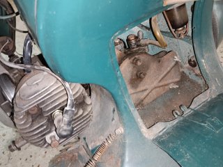 Vespa faro bajo 125 motor bocolo manillar de tubo