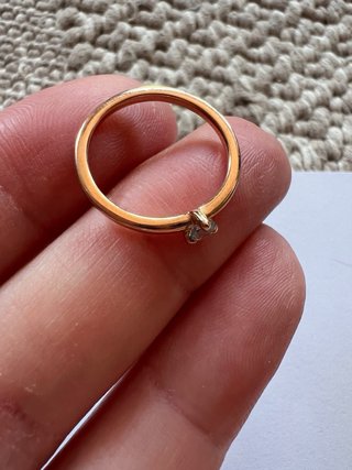 Anillo Pandora Oro Azul
