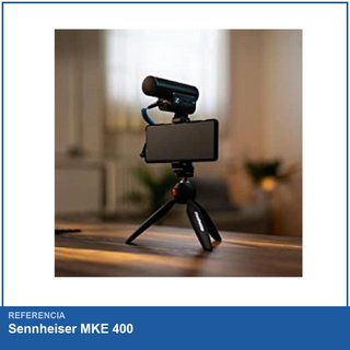 Sennheiser MKE 400 micrófono shotgun direccional