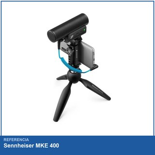 Sennheiser MKE 400 micrófono shotgun direccional