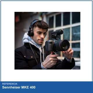 Sennheiser MKE 400 micrófono shotgun direccional
