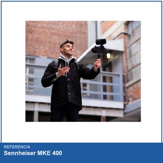 Sennheiser MKE 400 micrófono shotgun direccional