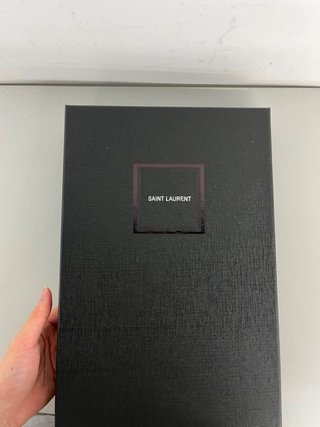 Bolso Cartera Yves Saint Laurent Negro Dorado