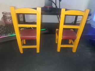 Sillas Adorno de Madera Antiguo (Leer descripcion)