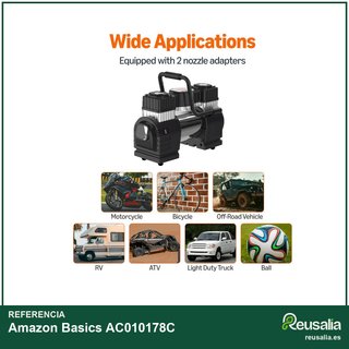 Amazon Basics compresor aire portátil digital