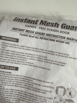 Cortina mosquitera puerta 90x210cm