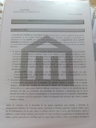 Oposiciones educación infantil en Castilla y León