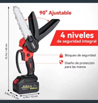Mini Sierra Eléctrica Recargable (2 Baterías)