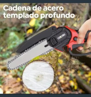 Mini Sierra Eléctrica Recargable (2 Baterías)