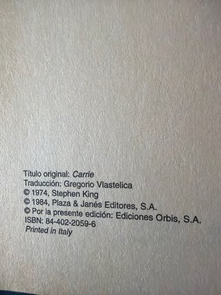Stephen King - Carrie