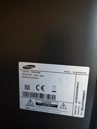 Pantalla Samsung Smart TV Negra 46 pulgadas