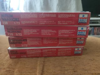 Lote 4 Cajas ESCI 1/72 Soldaditos Militaria Nuevas