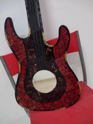 Espejo Decorativo Guitarra
