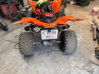 Yamaha Raptor 700 - Naranja y Negro