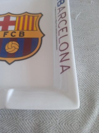 Cenicero Porcelana FC Barcelona Vintage 19x15
