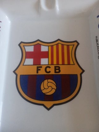 Cenicero Porcelana FC Barcelona Vintage 19x15