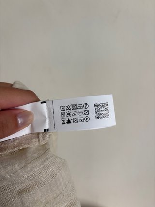 Camisa Zara Hilo Metalizado Beige