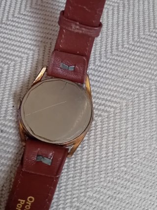 Orologio Aureole Uomo Vintage Pelle Marrone