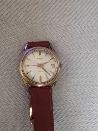Orologio Aureole Uomo Vintage Pelle Marrone