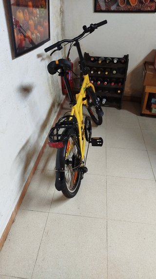 Bicicleta Plegable Moma Ricola Edition Amarilla