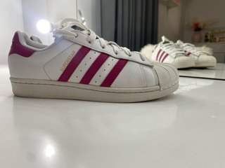 Adidas Superstar Mujer Rosa y Blanco
