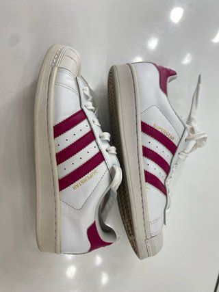 Adidas Superstar Mujer Rosa y Blanco