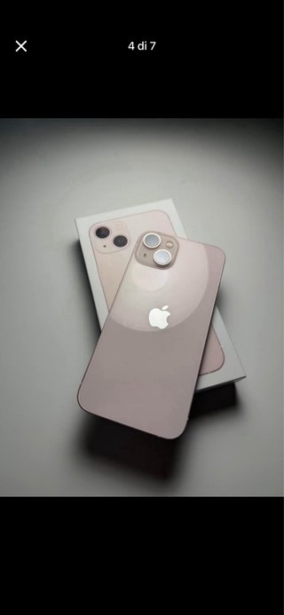 iPhone 13 Rosa 128 GB + Cavo e Cover