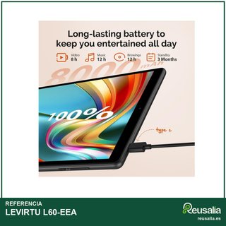 LEVIRTU L60-EEA 128GB Tablet 10" Android 14