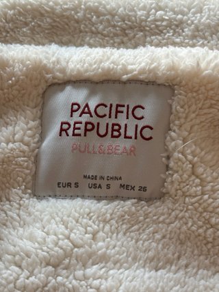Cazadora Pana Borreguillo Pull&Bear Beige