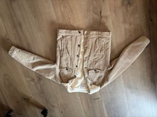Cazadora Pana Borreguillo Pull&Bear Beige