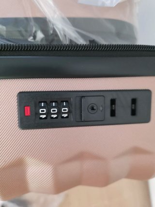 Juego 3 maletas rígidas rosa con ruedas