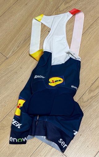 TALLA S. NUEVO. Culote Térmico Santini Trek Lidl