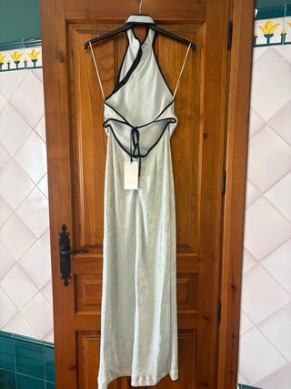 Vestido Zara jacquard oriental/asiatico/japones