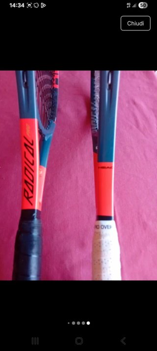 Racchette Head Radical Pro manico L2