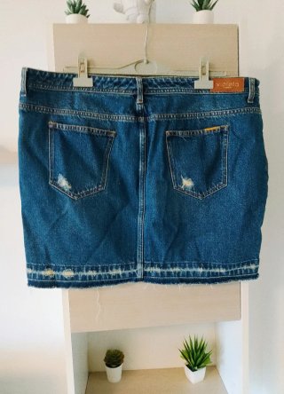 Falda vaquera Mango Talla 48