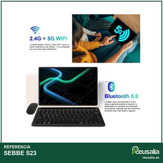 SEBBE S23 256GB Marrón Tablet Android 13
