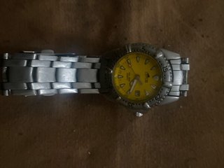 Reloj Lotus Plata y Amarillo