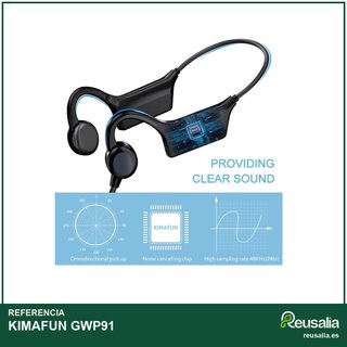 KIMAFUN micrófono inalámbrico fitness GWP91