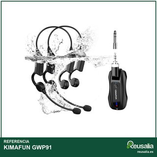 KIMAFUN micrófono inalámbrico fitness GWP91