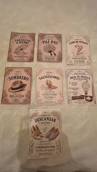 Carteles verjurado vintage