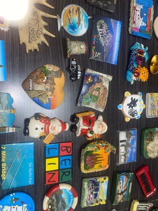 Magneti da frigo souvenir calamite