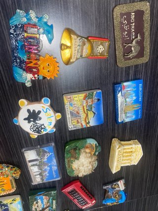 Magneti da frigo souvenir calamite
