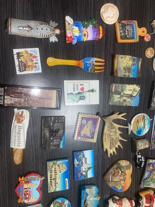Magneti da frigo souvenir calamite