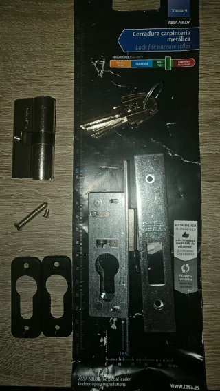 Cerradura TESA carpintería metálica