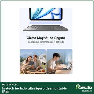 - Inateck teclado ultraligero desmontable iPad