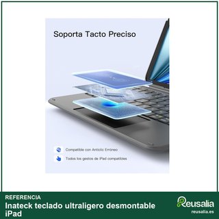 - Inateck teclado ultraligero desmontable iPad